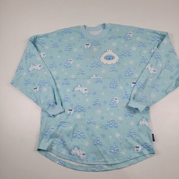 Disney Blue Yeti Spirit Jersey Long Sleeve Shirt Sz XS Unisex - Picture 6 of 11